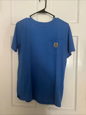 Carhartt Men’s Royal Blue Short-Sleeve Pocket Tee
